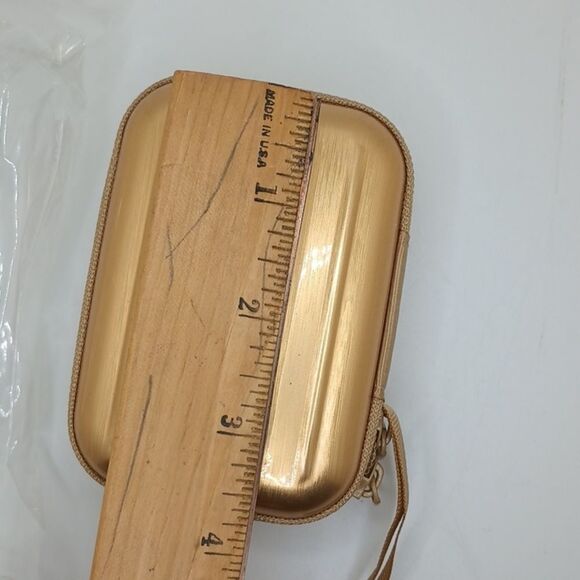 GOLD RFID zipper wallet case - Picture 4 of 6